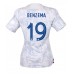 Frankrike Karim Benzema #19 Borta matchtröja Dam VM 2022 Kortärmad Billigt